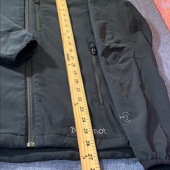 Marmot Softshell Jacket S Black Hiking Outdoor Full Zip Lightweight Windbreaker - Picture 11 of 12
